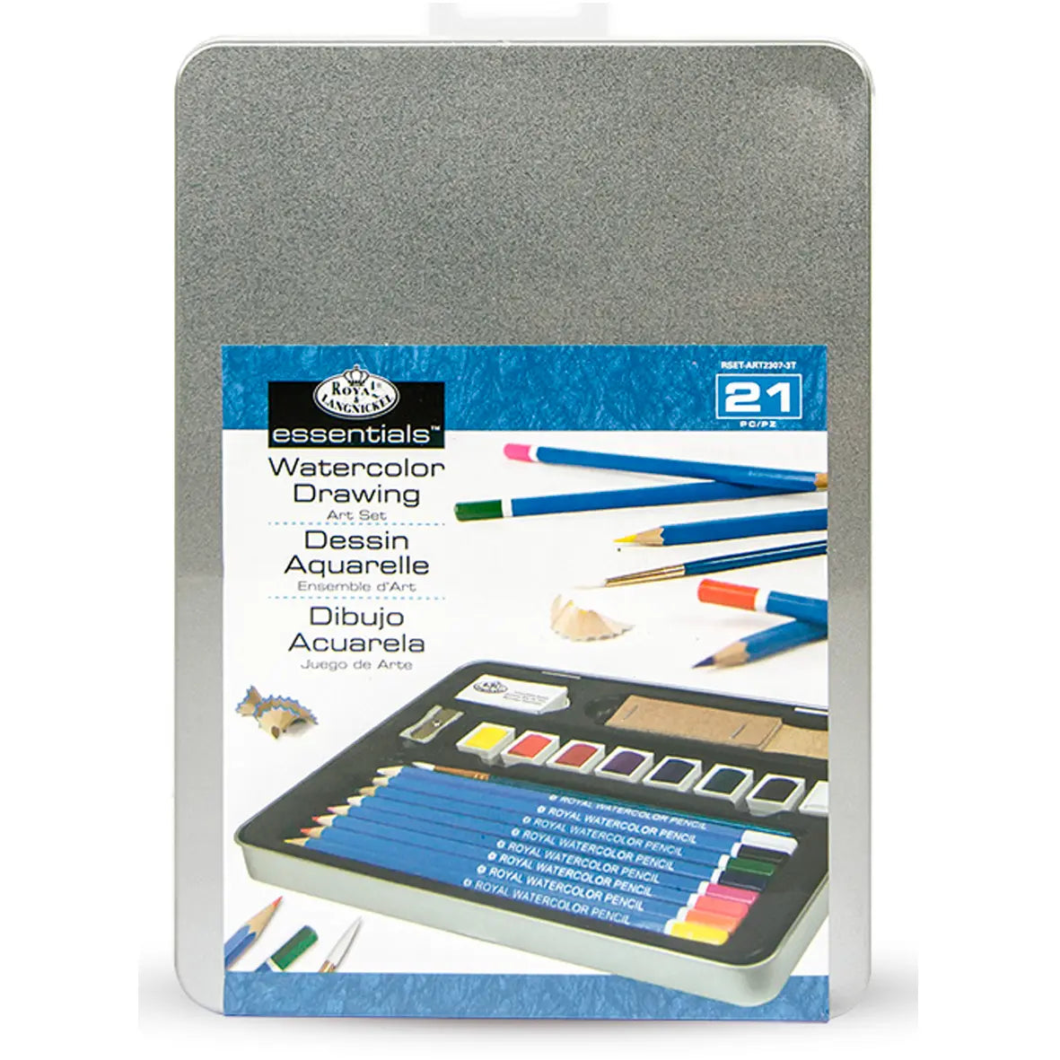 SET DE PASTILLAS Y LÁPICES ACUARELABLES DIBUJO #RSET-ART2307 - Rodin