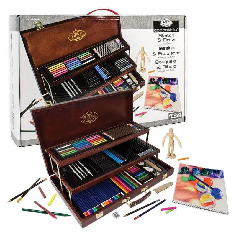 ROYAL LANGNICKEL - Estuche de arte de madera premier sketch y dibujo - Premier