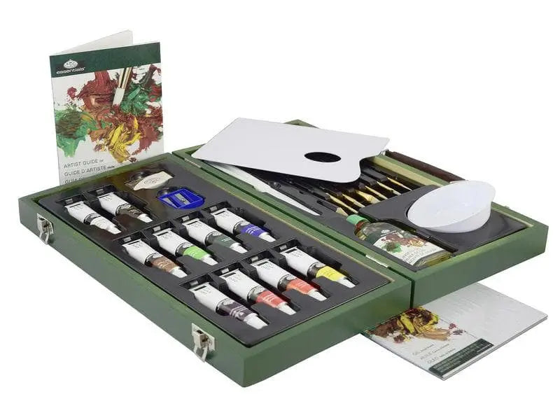 ROYAL LANGNICKEL - Estuche de arte de madera beginners óleo #RSET-OIL3000 Royal Langnickel