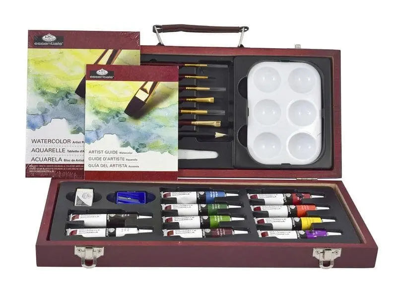 ROYAL LANGNICKEL - Estuche de arte de madera beginners acuarela - royal langnickel