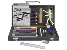 ROYAL LANGNICKEL - Estuche de arte de madera beginners sketch y dibujo - royal langnickel - vista lateral