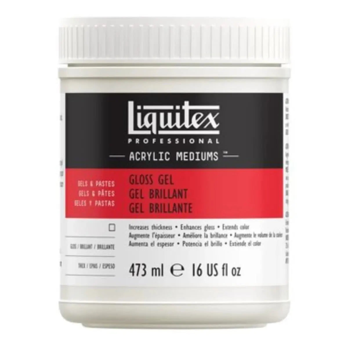 Gel brillante profesional 473 ml Liquitex - Gel brillante profesional 473 ml - Liquitex