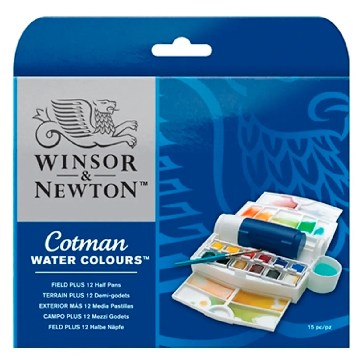 Estuche 12 Acuarelas Cotman Field Plus Winsor & Newton - Winsor and Newton