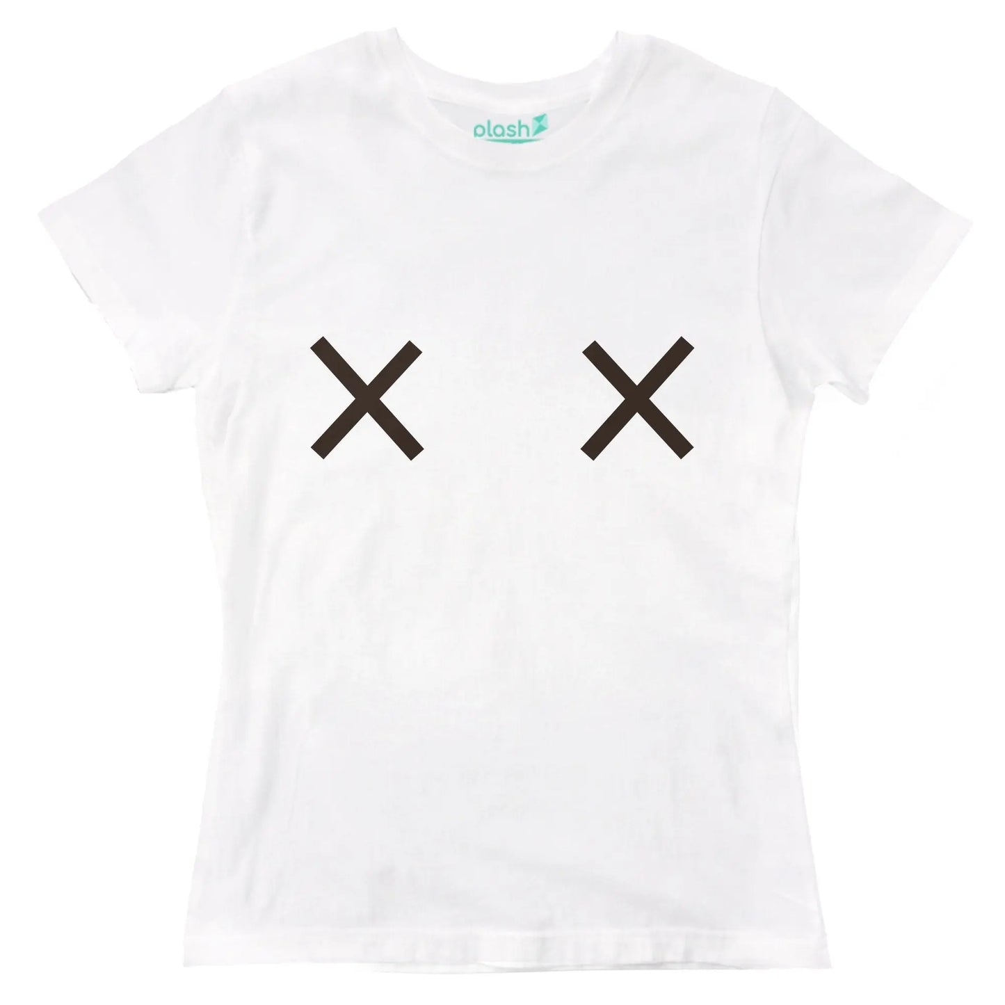 Playera para Dama Taches EG / Blanco - Plash