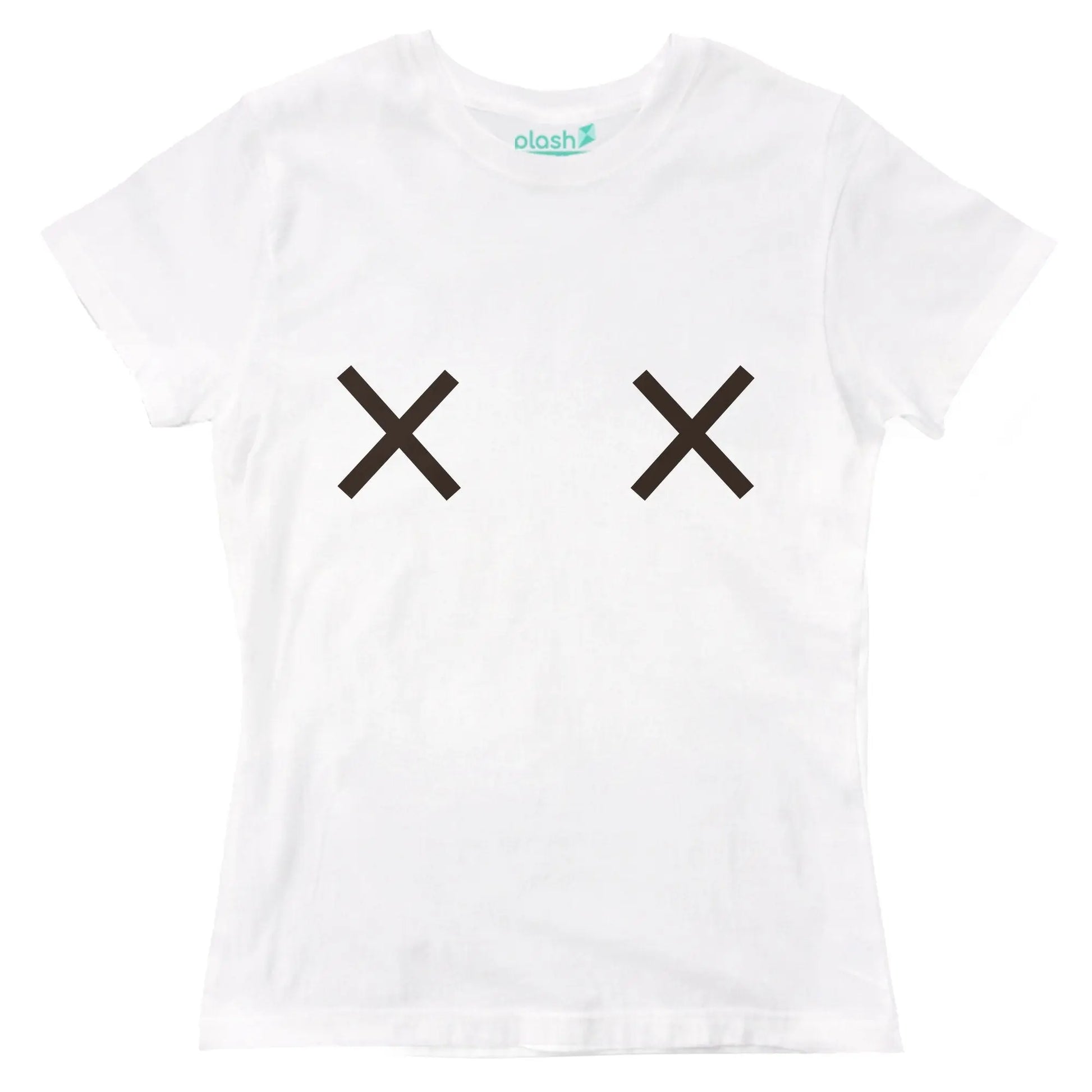 Playera para Dama Taches EG / Blanco - Plash