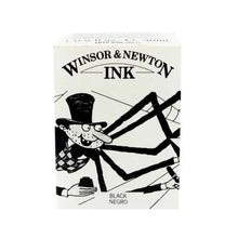 W&N - Tinta para dibujo black indian ink no 754 | #000000 | mate | ? | brillante / 30 ml - Winsor and Newton
