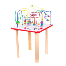 DIAKO ABC - Mesa DE ALAMBRES Chica | Juguetes para niños - Juegos de Madera | Juegos didacticos - Piezas de Madera | Motricidad Fina y asociación de Figuras | Ideal para Regalo - Dia del niño - Diako - vista lateral