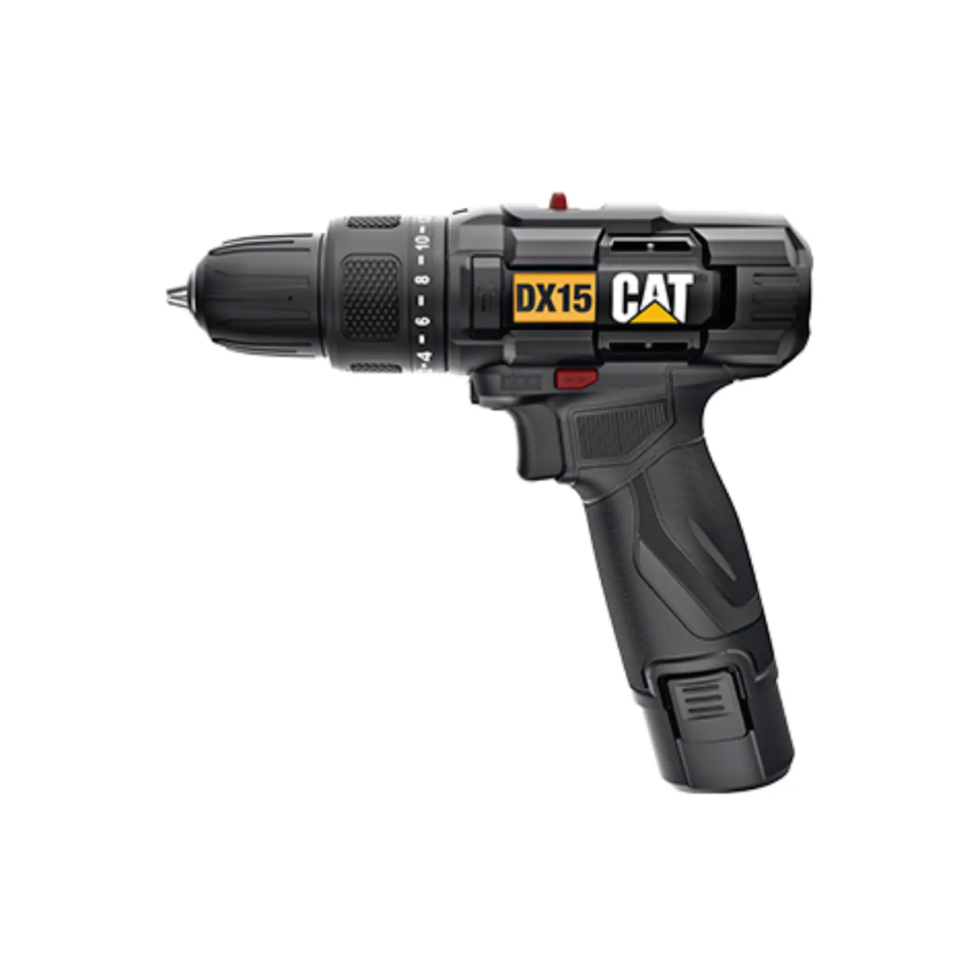 Taladro Rotomartillo Inalambrico 12v Caterpillar Dx15 - Fandeli - vista lateral