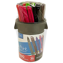 Bolígrafos Plumas Azor Pin Point Punta Fino 0.7mm 36 Piezas Surtido 1 - Azor