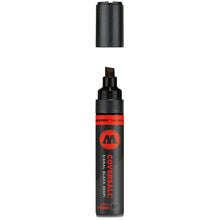 MOLOTOW -MASTERPIECE COVERSALL  MARCADOR PERMANENTE NEGRO CON PUNTA BISELADA 4-8 MM - Molotow