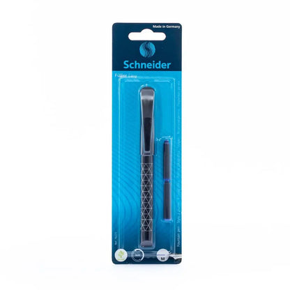 SCHNEIDER - PLUMA FUENTE ESTILOGRAFICA PUNTO MEDIANO TINTA AZUL - EASY - Schneider