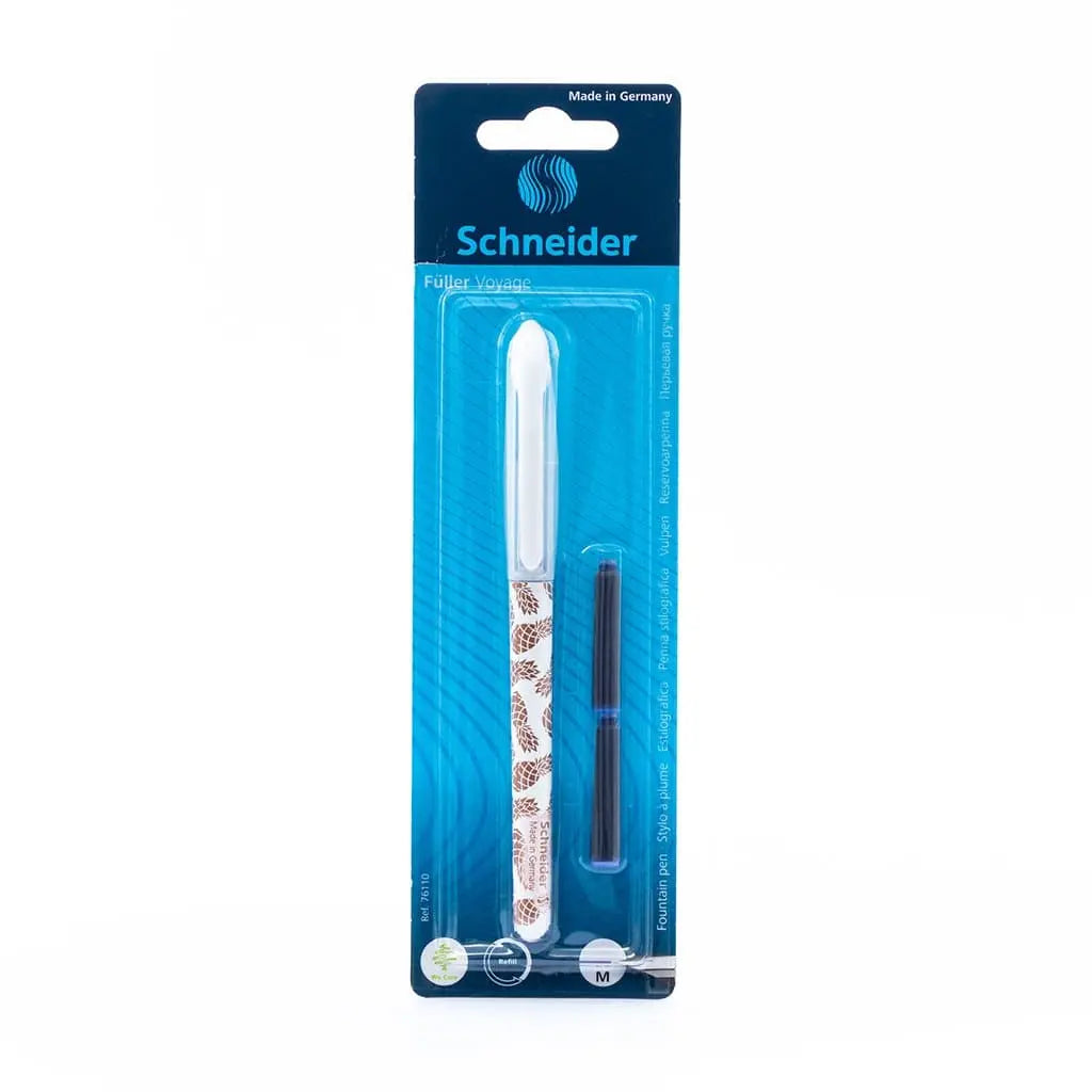SCHNEIDER -PLUMA FUENTE VOYAGE TINTA AZUL - Schneider