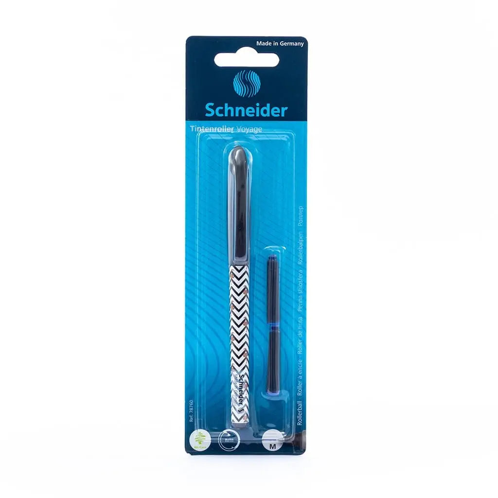 SCHNEIDER - BOLÍGRAFO ROLLER VOYAGE TINTA AZUL - Schneider