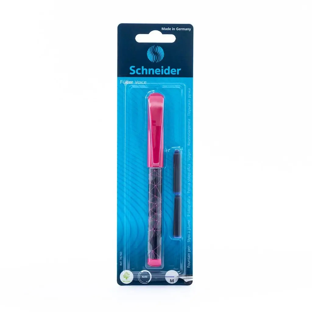 SCHNEIDER - PLUMA FUENTE VOICE TINTA AZUL - Schneider - vista lateral