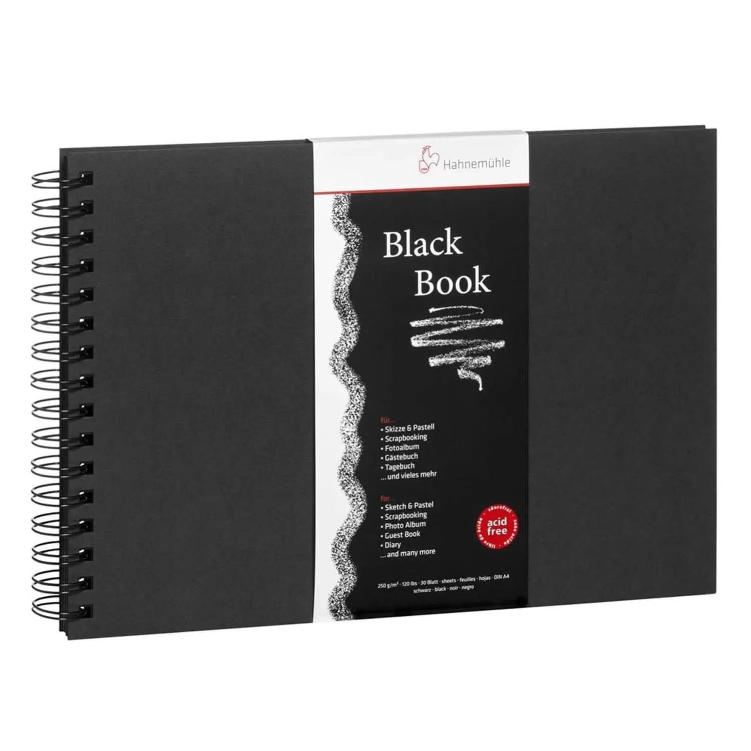 HAHNEMÜHLE - Libro negro sketch paisaje  a5 - Hahnehmuhle