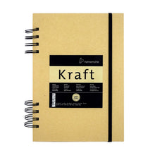 HAHNEMÜHLE - Cuaderno con espiral hoja kraft - Rodin
