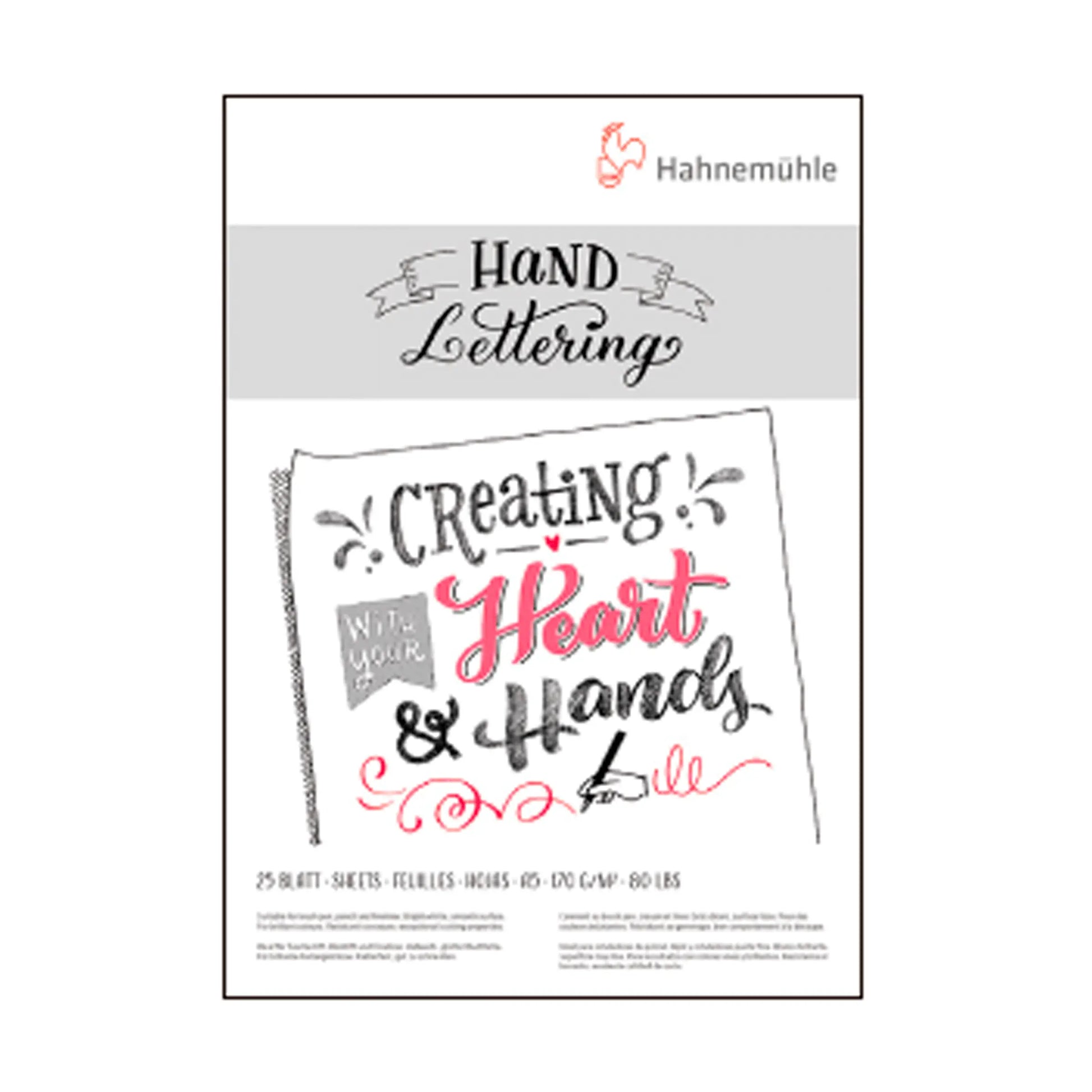 HAHNEMÜHLE- Block para escritura hand lettering 21 x 29.7 cm - Lock