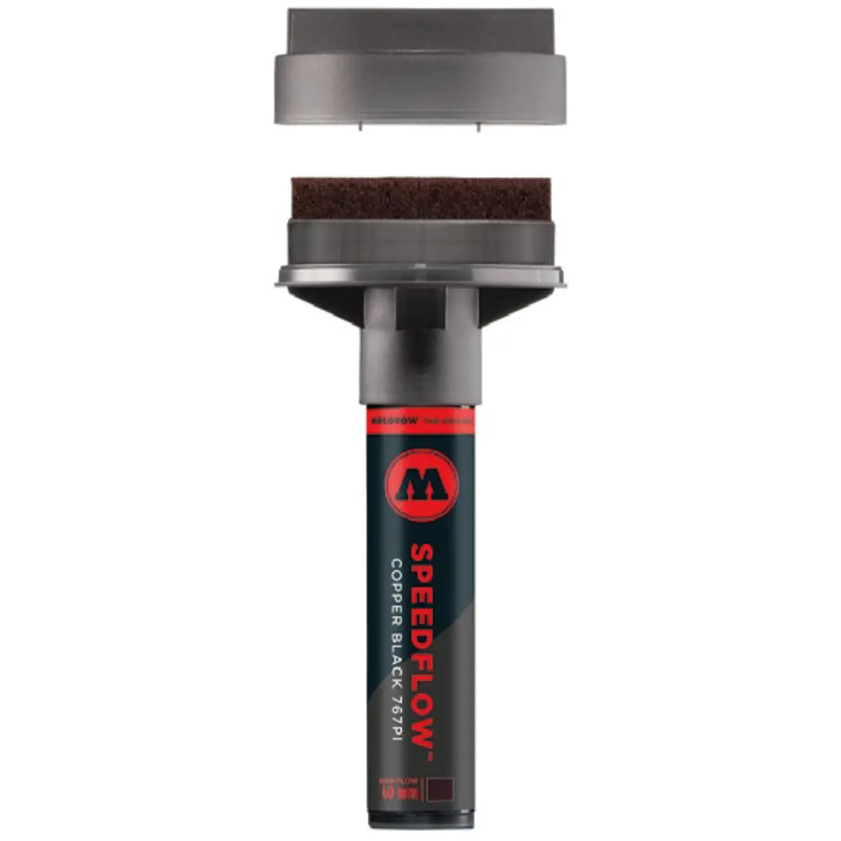 MOLOTOW -  MARCADOR PERMANENTE NEGRO SPEEDFLOW 767PI 60MM - Molotow
