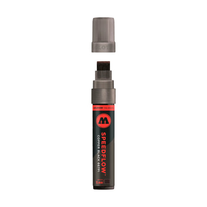 MOLOTOW -  MARCADOR PERMANENTE NEGRO SPEEDFLOW 667PI 15MM - Molotow - vista lateral