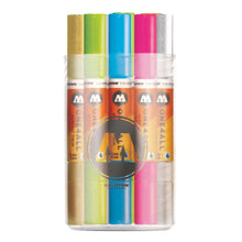 MOLOTOW -  MAIN KIT N¬∞ 1 con 12 marcadores acrílicos twin one4all de doble punta - Molotow - vista lateral
