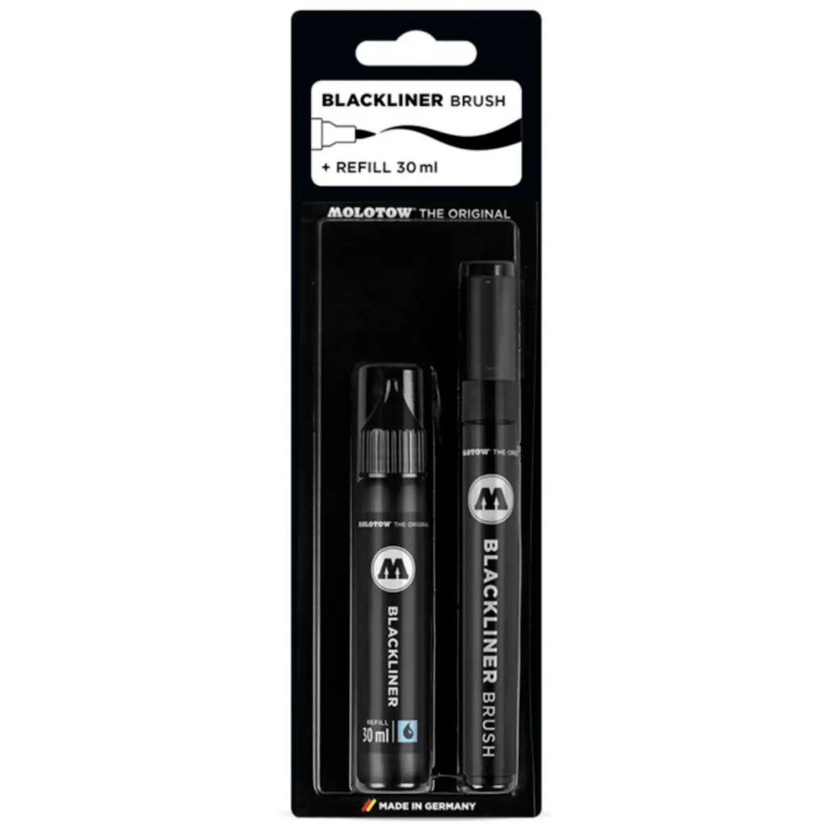 MOLOTOW - SET BLACKLINER + REFILL - Molotow - empaque