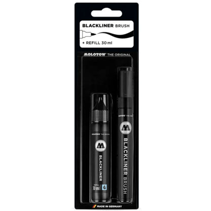 MOLOTOW - SET BLACKLINER + REFILL - Molotow - empaque