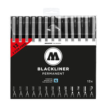 MOLOTOW - SET CON 13 ESTILOGRAFOS BLACKLINER #200495 - Molotow