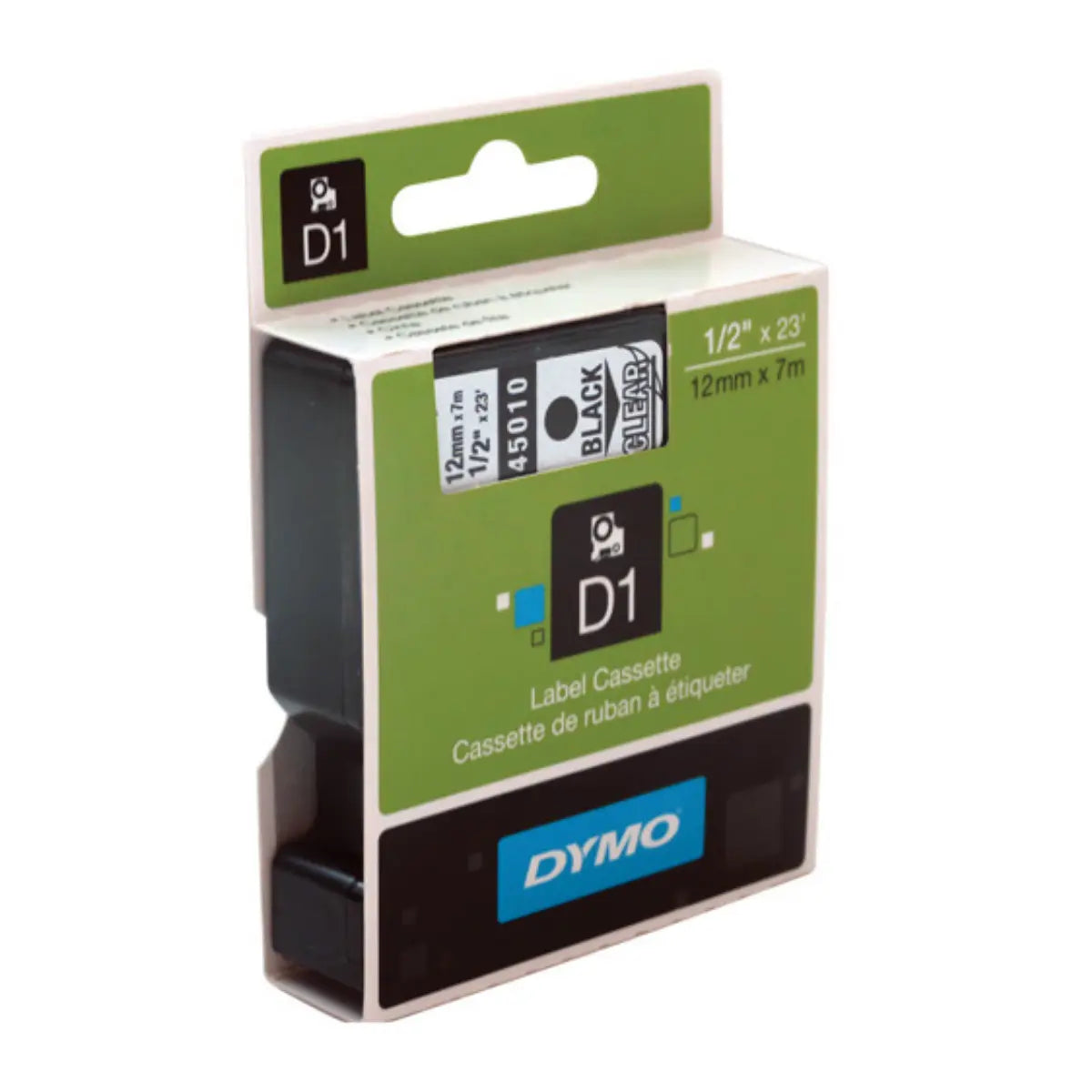 2 Cinta Transparente Tinta Negra  12mm x 7m 45010 - Leomond