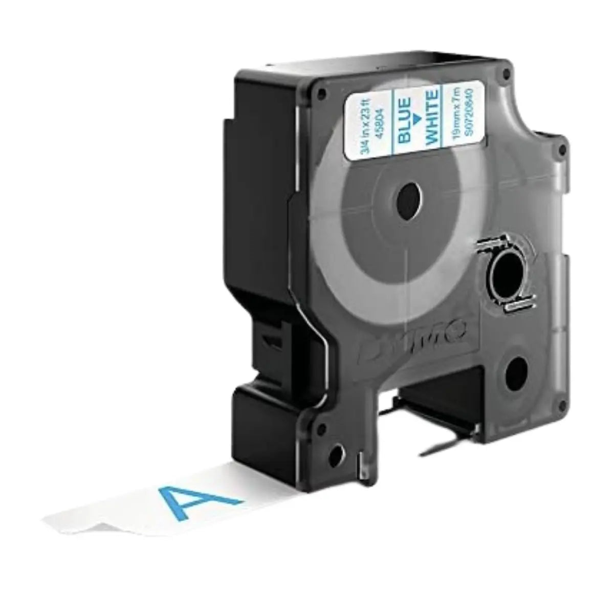 Cinta Rotuladora Blanca Con Tinta Azul 19mm x 7m 45804 - dymo