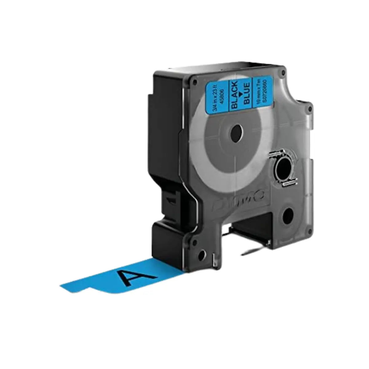 Cinta Rotuladora Azul Tinta Negro 19mm x 7 m  45806 - dymo - detalle