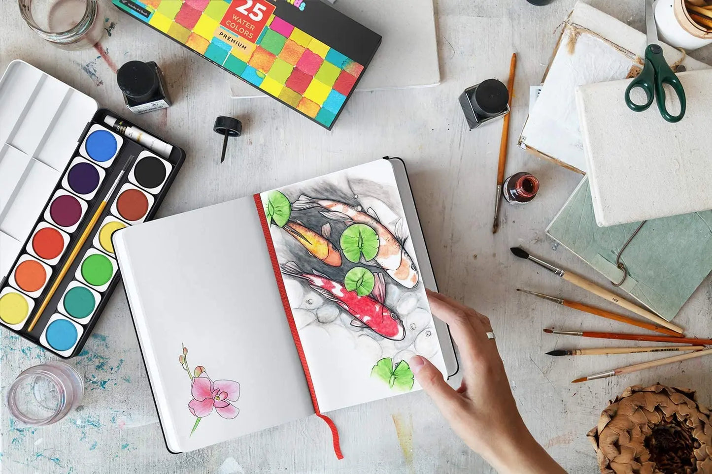 1 Pza Sketchbook Cuaderno Dibujo 132 Hojas Gris 14x21 Arteza - Arteza