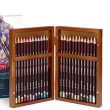 Derwent - Estuche de madera con 24 lápices de colores coloursoft no. 2300153 - Derwent - vista lateral