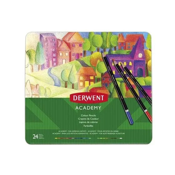 Derwent academy 2301938 academy colouring 24 tin - Derwent