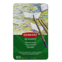 Derwent academy - Caja metálica con 12 lápices acuarelables Derwent academy - Caja metálica con 12 lápices acuarelables - DERWENT