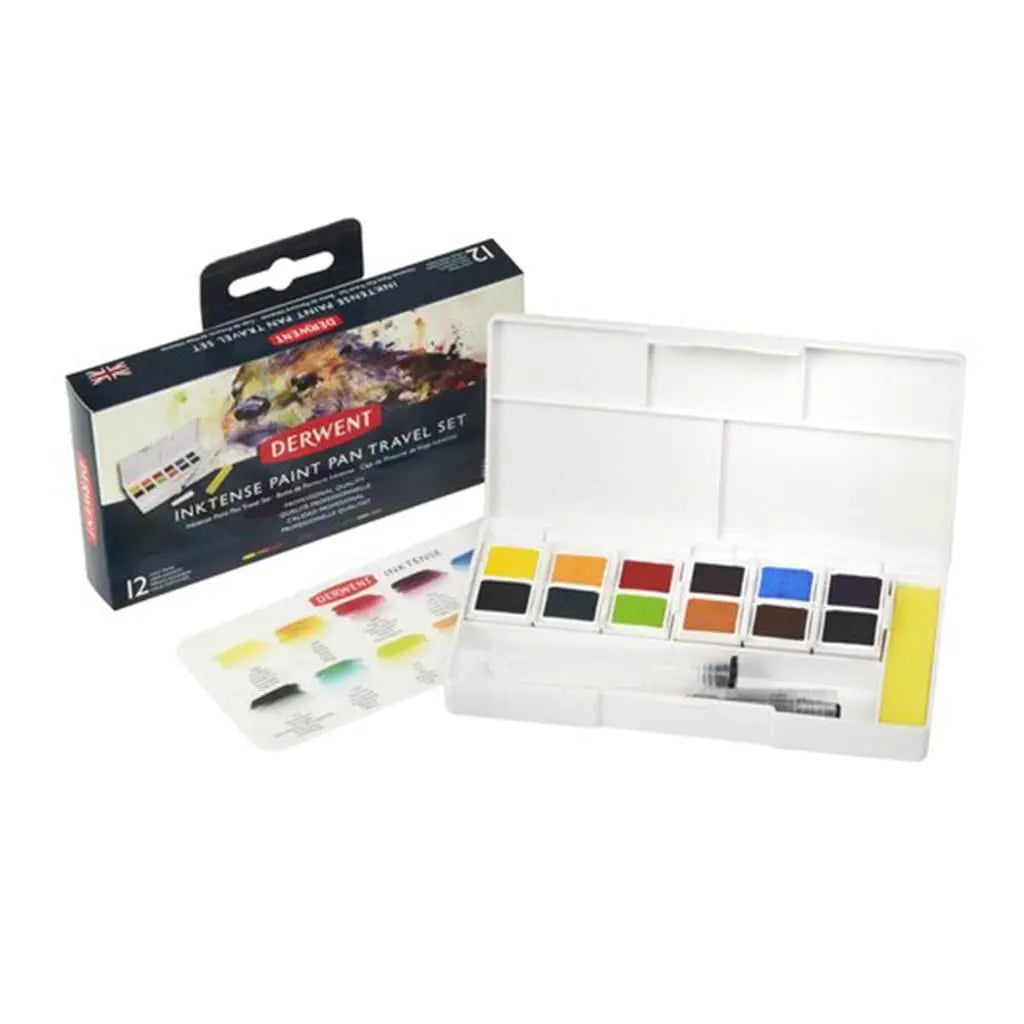 DERWENT - Estuche de bolsillo con 12 pastillas inktense  # 2302636 - Derwent