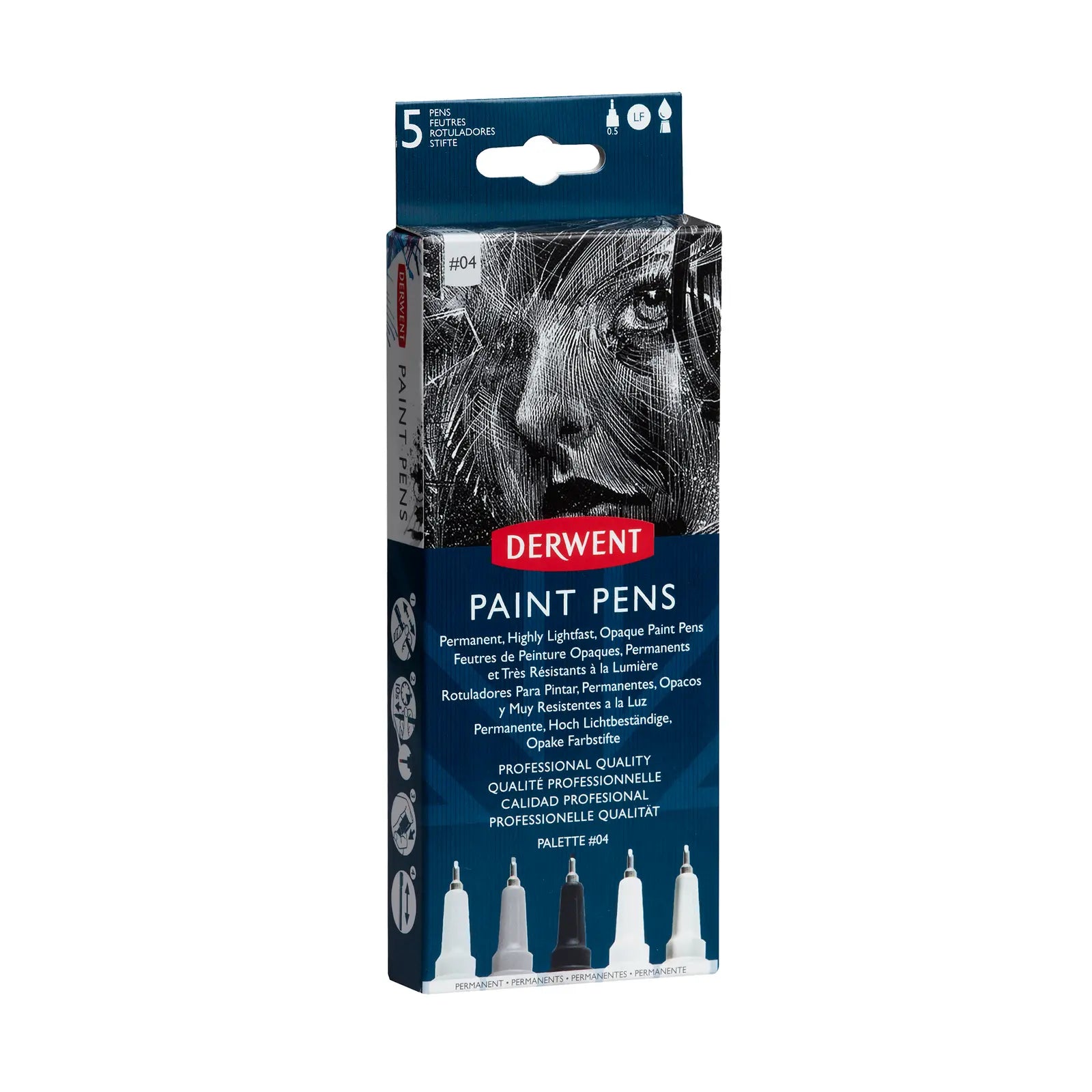 Derwent - Set N¬∞4  paint pens con 5 colores - Derwent