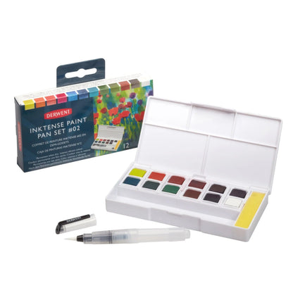 Derwent - Estuche de bolsillo con 12 pastillas inktense v2 #2305789 - Derwent - vista lateral