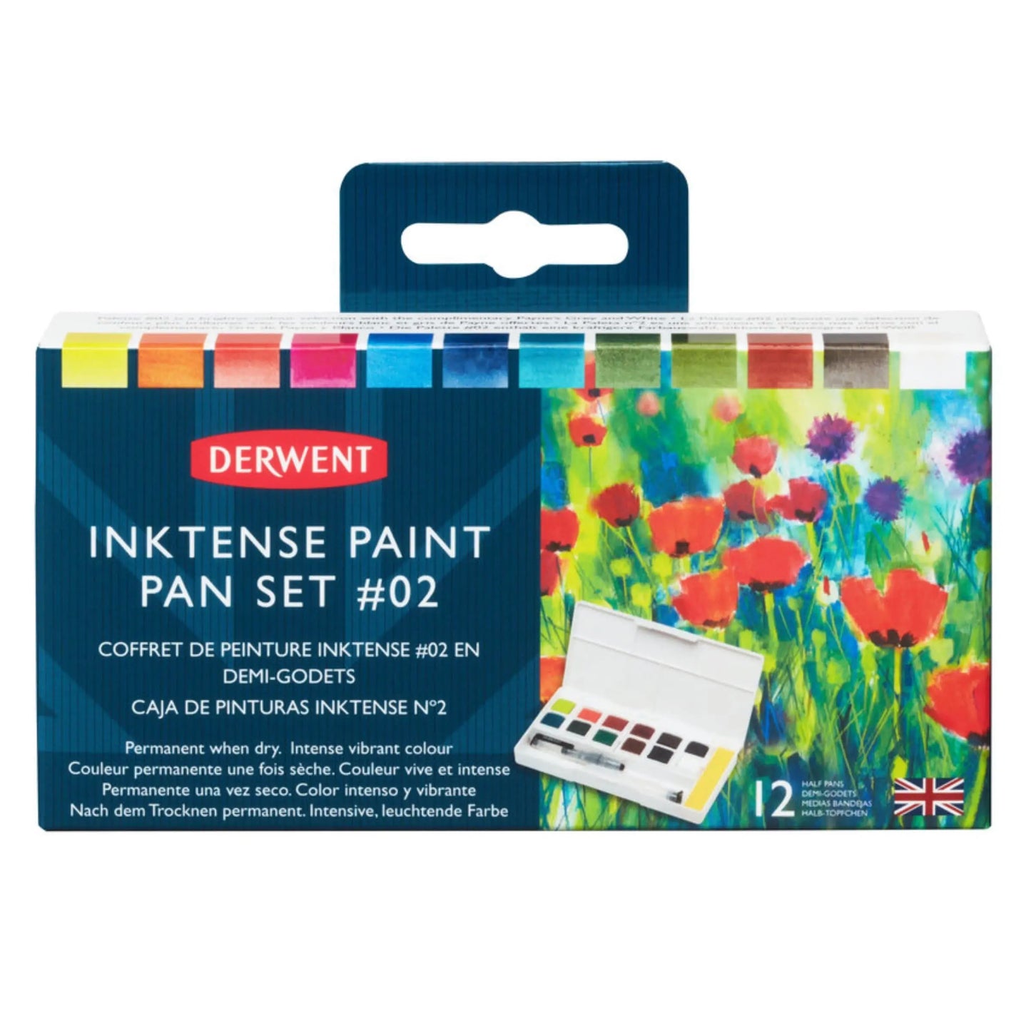 Derwent - Estuche de bolsillo con 12 pastillas inktense v2 #2305789 - Derwent