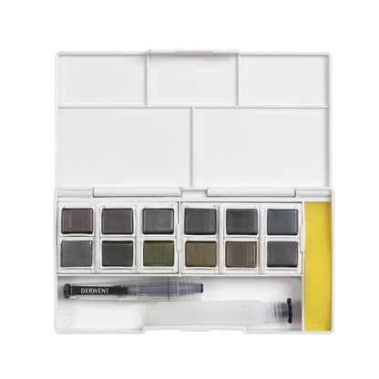 DERWENT - Estuche de bolsillo con 12 pastillas grafito #2305658 - Derwent - detalle