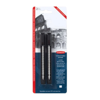 DERWENT SET CON 2 GOMAS DE BORRAR  RETRÁCTIL - Derwent - vista lateral