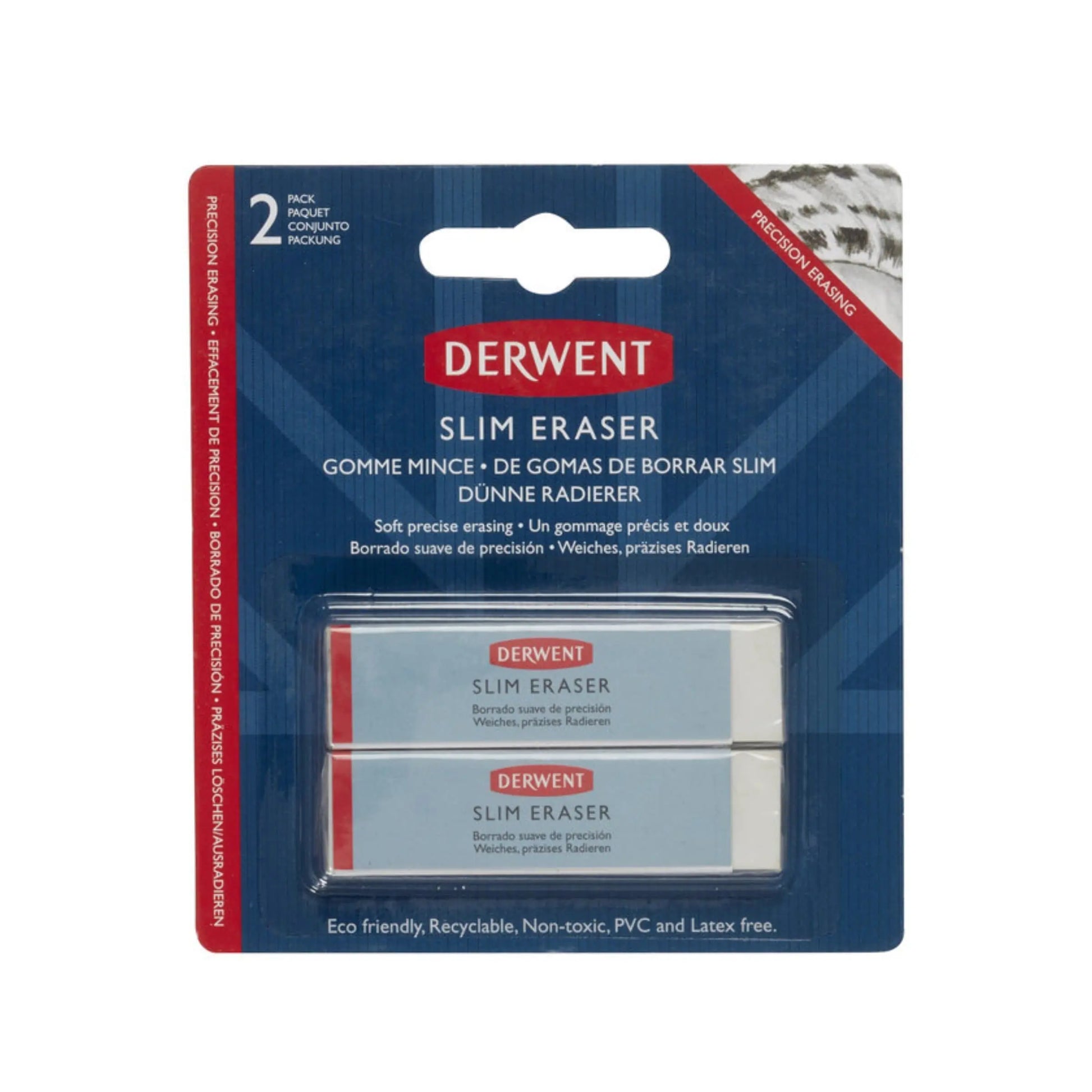 Derwent - Set con 2 gomas de borrar delgadas  #2305808 Derwent - Set con 2 gomas de borrar delgadas  #2305808 - Derwent - detalle