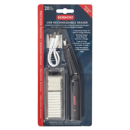 DERWENT - Set con 1 goma de borrar recargable usb #2305810 - Derwent - vista lateral