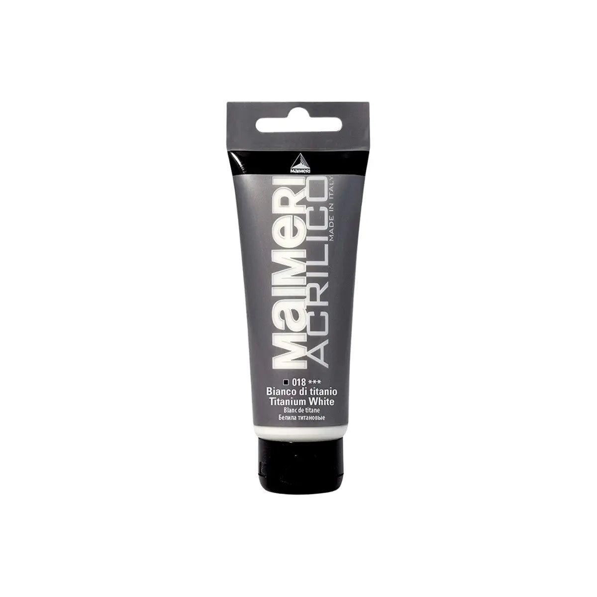 Pintura Acrílica En Tubo Maimeri Acabado Semi-mate 75ml Elige Color Blanco de Titanio - maimeri