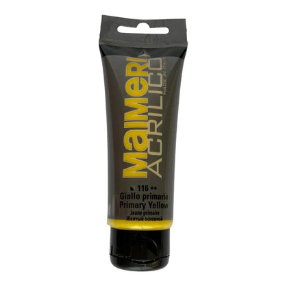 Pintura Acrílica En Tubo Maimeri Acabado Semi-mate 75ml Elige Color Amarillo Primario - maimeri