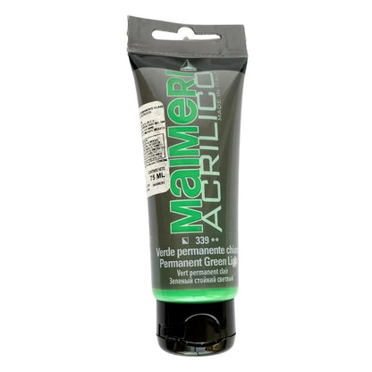 Pintura Acrílica En Tubo Maimeri Acabado Semi-mate 75ml Elige Color Verde Permanente Oscuro - maimeri
