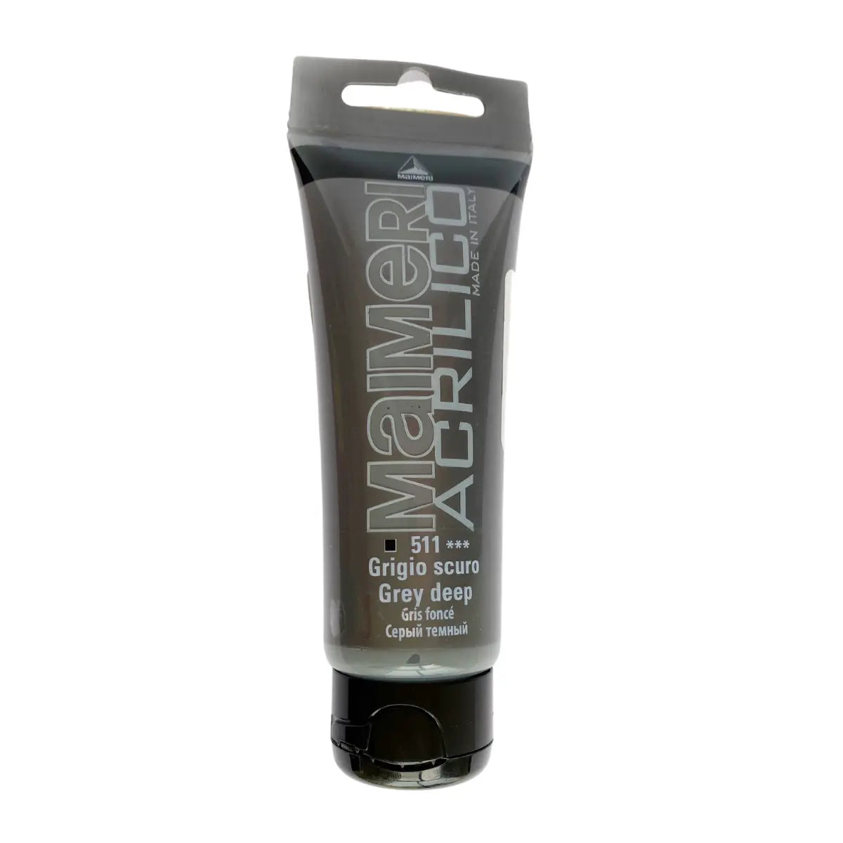 Pintura Acrílica En Tubo Maimeri Acabado Semi-mate 75ml Elige Color Gris Oscuro - maimeri