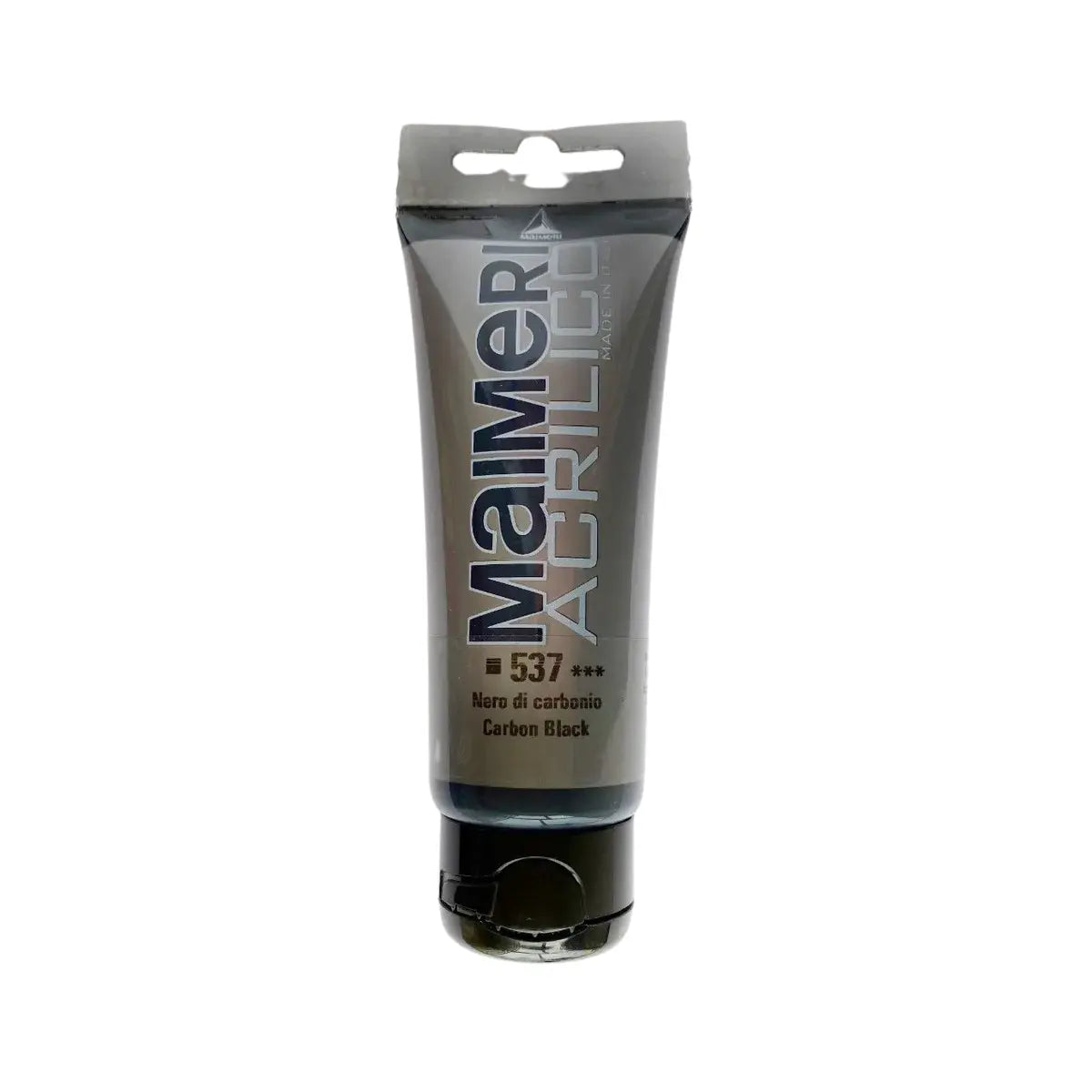 Pintura Acrílica En Tubo Maimeri Acabado Semi-mate 75ml Elige Color Negro de Carbono - maimeri