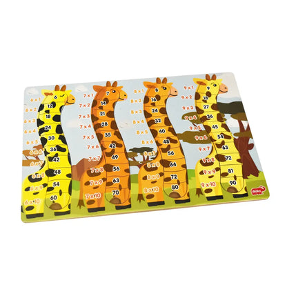 ROMPECABEZAS TABLAS MULTIPLICAR JIRAFA 6-9 OP* - Diako