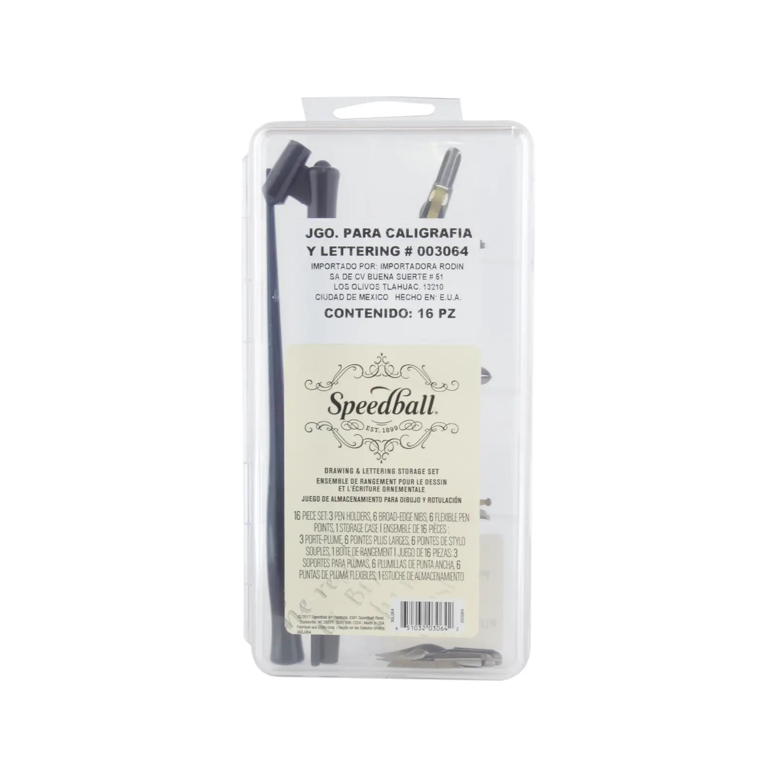 SPEEDBALL - SET PARA CALIGRAFÍA Y LETTERING #003064 - Speedball - vista lateral