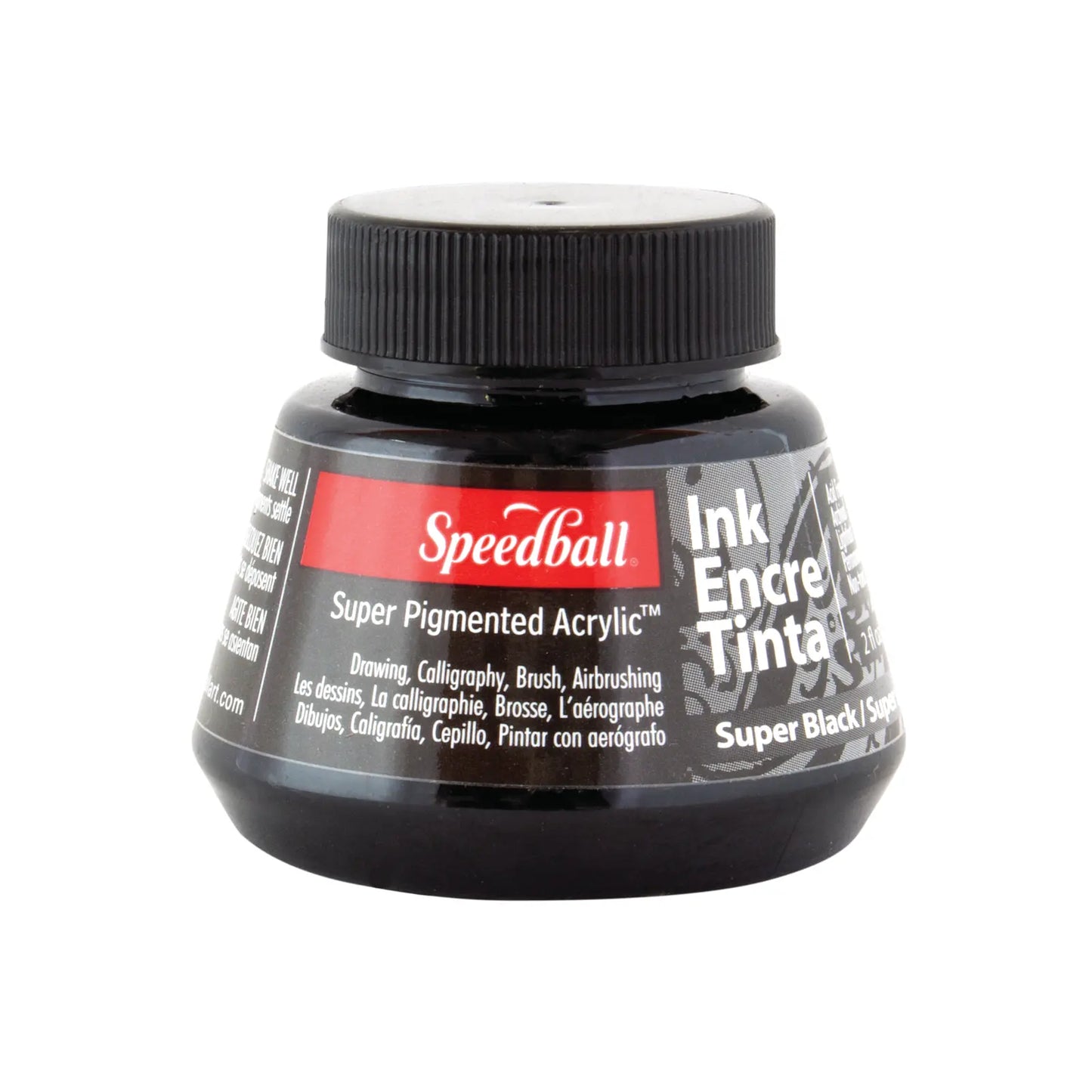SPEEDBALL - TINTA PARA CALIGRAFÍA BLACK 59.2ML - Coveme